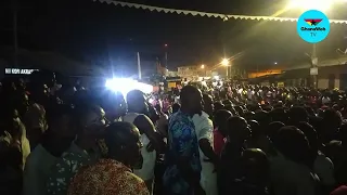 Hundreds gather in Bukom to watch Emmanuel 'Gameboy' Tagoe vs Ryan Garcia