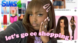 go cc shopping with me !! | sims 4