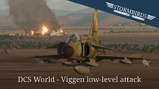 DCS: AJS-37 Viggen - Low level bomb run