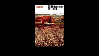 FAHR Mähdrescher: Der Fahr M 1600 |  Werbefilm 70er