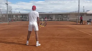 Rafael Nadal Training before Monaco 2019