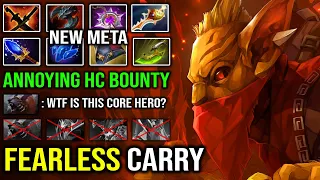 100% FEARLESS HC Bounty Hunter Imba Gold Steal 1v5 Even Ursa Can't Stand Him with Satanic Aghs DotA