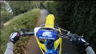 SUZUKI RMZ 450 STREET RIDE!!