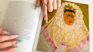 ASMR Tracing Famous Artwork 🎨 (2 Hours+) Art Book (no talking)