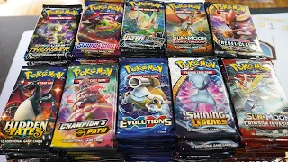 Opening almost $2,000 worth of Pokemon booster packs!