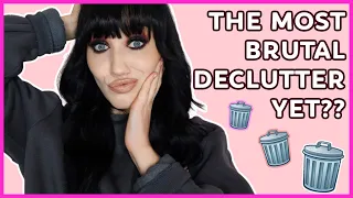 THE MOST BRUTAL DECLUTTER I HAVE EVER DONE?! | MAKEMEUPMISSA