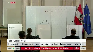 LIVE aus Wien: Pressekonferenz mit dem österreichischen Innenminister Nehammer