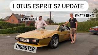 Lotus Esprit S2 Update, Jayemmoncars, Photoshoots, disasters and more!!!