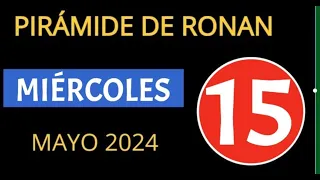 LOTERÍA PANAMA 💕💕PIRÁMIDE 💕💕DE RONAN 15 MAYO 💕💕2024