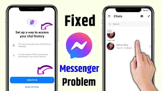 set up a way to access your chat history messenger problem |set up a way to access your chat history