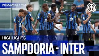 SAMPDORIA 1-1 INTER | U19 HIGHLIGHTS | CAMPIONATO PRIMAVERA 1 TIM 23/24 ⚽⚫🔵