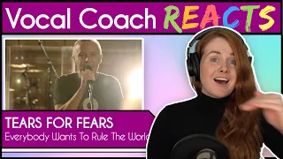 Vocal Coach reacts to Tears For Fears - Everybody Wants To Rule The World