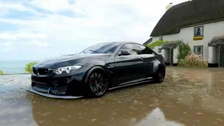 forza horizon 4 BMW M4 coupe wide body and customization build