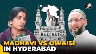 “Jung Ka Elaan Kar Diye…” BJP fields Madhavi Latha against Asaduddin Owaisi in Hyderabad