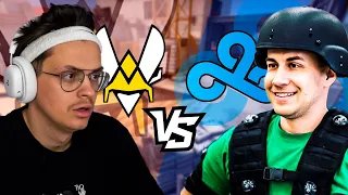 БУСТЕР И ЛИКС СМОТРЯТ МАТЧ CLOUD9 ПРОТИВ VITALITY