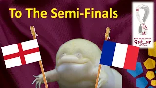 World Cup 2022 Predictions ⚽ England vs France 🐸 The Guessing Frog | Quarter-Finals