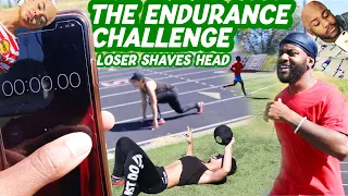 THE ENDURANCE CHALLENGE | LOSER SHAVES THEIR HEAD 😱 PLD GAMES [CHALLENGE 3/10]