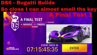 Asphalt 9 - Only 3 missions left to get the Bugatti Bolide Key - It's so close I can almost smell it