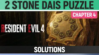 Resident Evil 4 - All 2 Stone Dais Puzzle Solutions