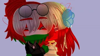 Hug|meme|Countryhumans|Hungary × Poland|Gacha Club|Requested