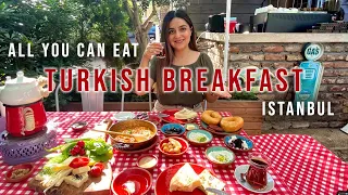 INSANELY delicious TURKISH BREAKFAST | Don't skip this in Istanbul!