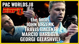 ARMWRESTLING John Brzenk Travis Bagent, Marcio Barboza, Georgi Gelashvili (PAC WORLDS 18) FINALS