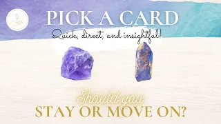 SHOULD YOU STAY OR MOVE ON FROM THIS CONNECTION? 💟🌺♡🌌 PICK A CARD TIMELESS TAROT READING