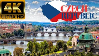 Czech Republic 4K 🇨🇿 - Scenic Relaxation Film With Calming Music - 4K Video [NEW]