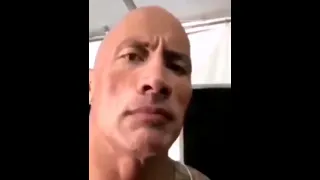 The Rock eyebrow raise