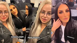 Liv Morgan & Sonya Deville backstage at Barclays Center: Instagram Stories.