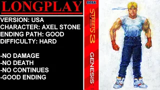 Streets of Rage 3 [USA] (Sega Genesis) - (Longplay - Axel Stone | Hard | Good Ending Path)
