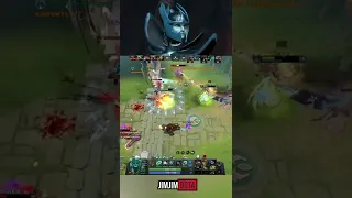 1 vs 5 Phantom Assassin #dota2 #shorts #phantomassasin #rampage