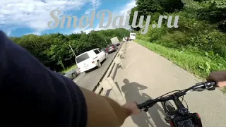 ДТП с маршрутным автобусом в Смоленске 13.07.18