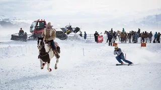 Skijoring in Jackson Hole - Click in and Hang on for the Ride