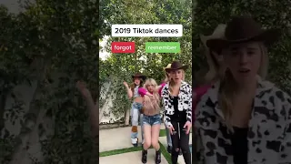 2019 tiktok dance challenge! Do you remember 👍 or 👎? #shorts