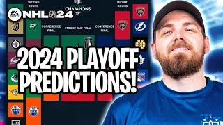 2024 STANLEY CUP PLAYOFF PREDICTIONS & BRACKET!