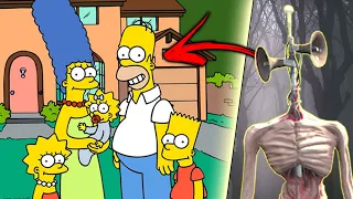 SIREN HEAD no MUNDO dos SIMPSONS no GTA 5 !! (Cabeça de Sirene)