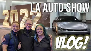 Electric Vehicles at the LA Auto Show (2021) - Behind the scenes Vlog!