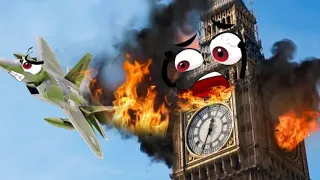 Top 7 Best Places To Visit In The World | F35 Fighter Jet Destroy Big Ben by Doodle - Woa Doodles