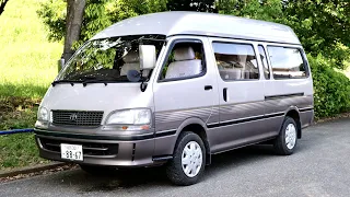 1998 Toyota Hiace Cruising Cabin G High Roof Long 10 seater (Canada Import) Japan Auction Review