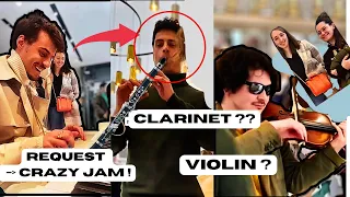 This girl's request turned into a crazy jam.. feat. @raphael_clarinet