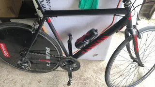 Spray.bike Matt black bike frame respray update