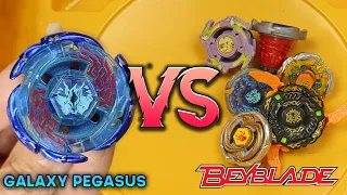 Galaxy Pegasus VS Other Beyblades 🔥 Beyblade Metal Fight