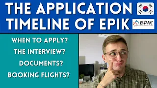 EPIK 2022 | The Application Timeline Of Teaching Abroad In South Korea | Important Dates & Documents