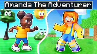 One NIGHT with AMANDA the ADVENTURER in Minecraft!