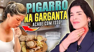 "Bolo" Preso na Garganta? Pigarro na Garganta? Muco, Tosse? ACABE COM ISSO!