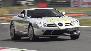 LOUD Mercedes SLR McLaren On Track - Accelerations & Lovely V8 Sound!