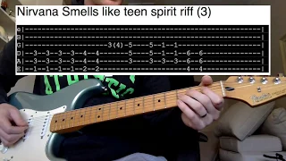 Nirvana teen spirit guitar lesson with tabs