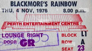 RITCHIE BLACKMORE/RONNIE JAMES DIO - Interview Perth, Australia November 1976 (Vinyl Rip)