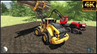 Farming Simulator 22 Volvo  (Logitech g29 + Logitech 3d extreme pro)